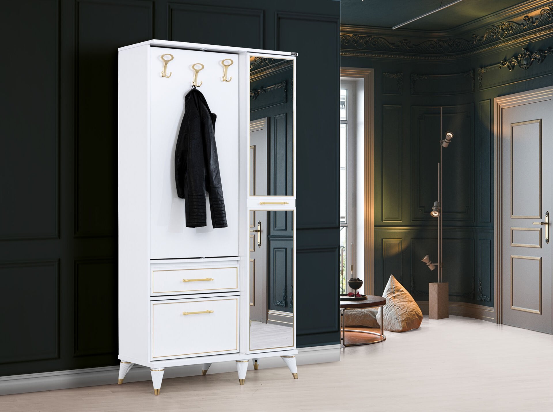 Tarz Mobilya Lilyum Portmanto