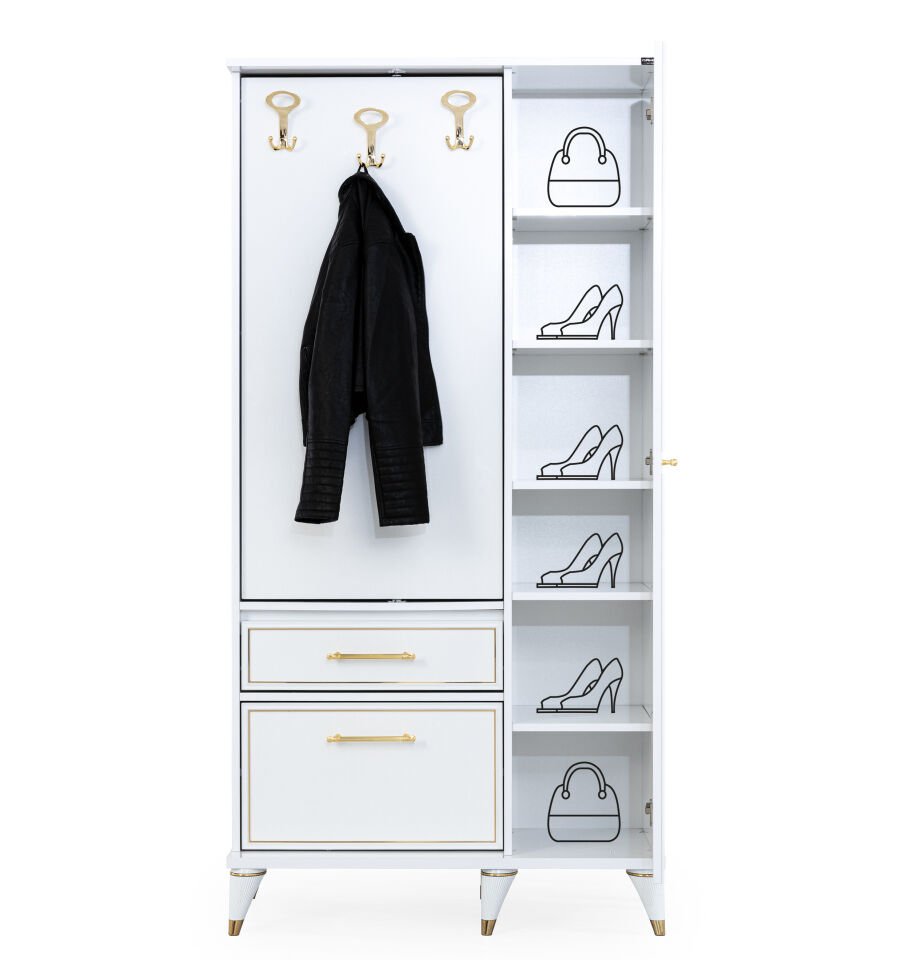 Tarz Mobilya Lilyum Portmanto