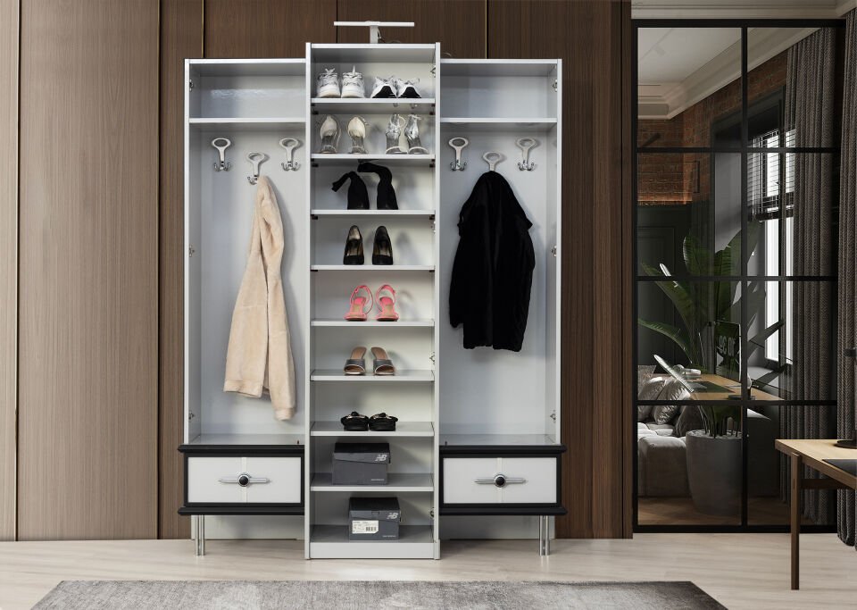 Tarz Mobilya Mercan Portmanto