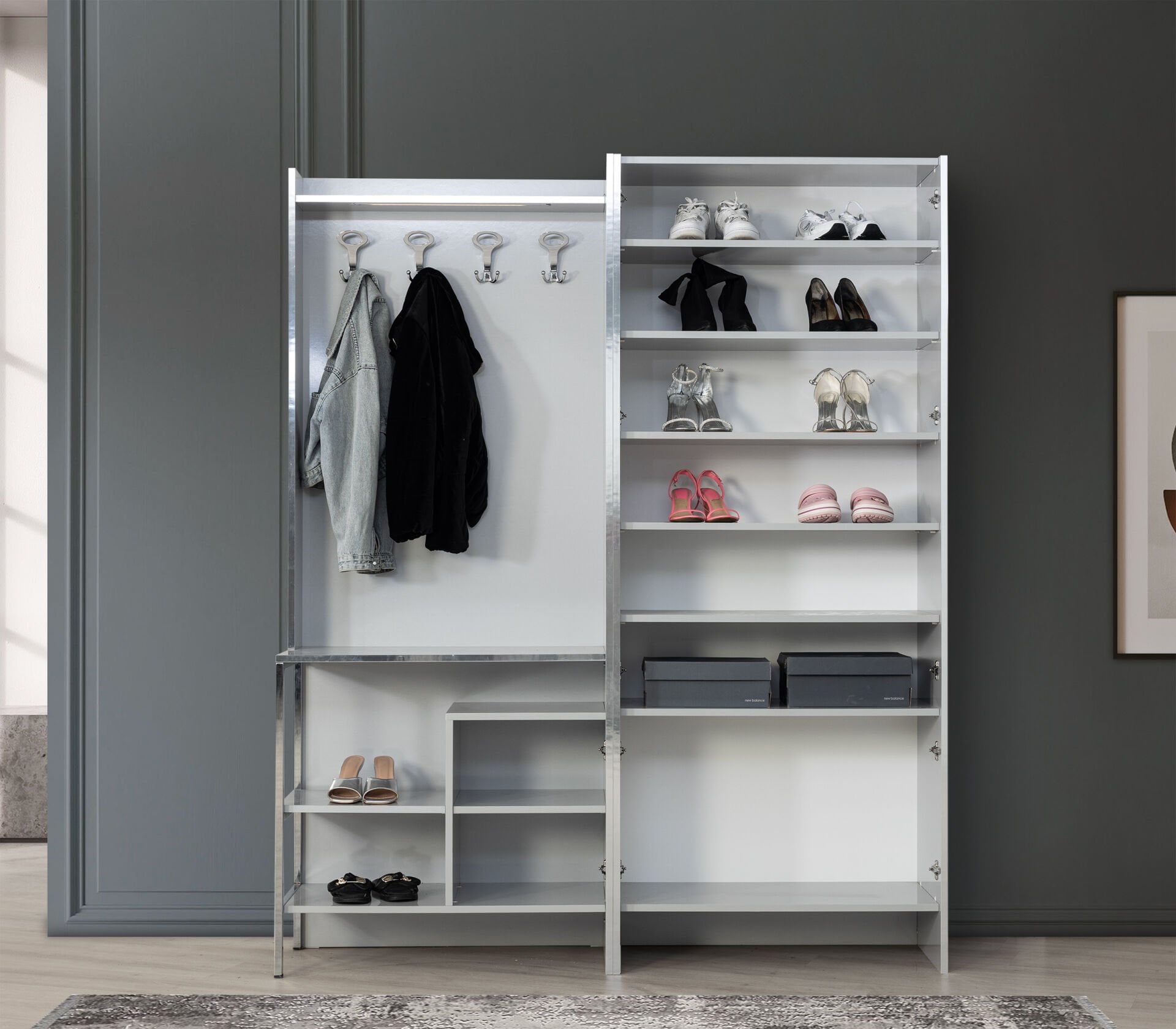 Tarz Mobilya Orkide Portmanto