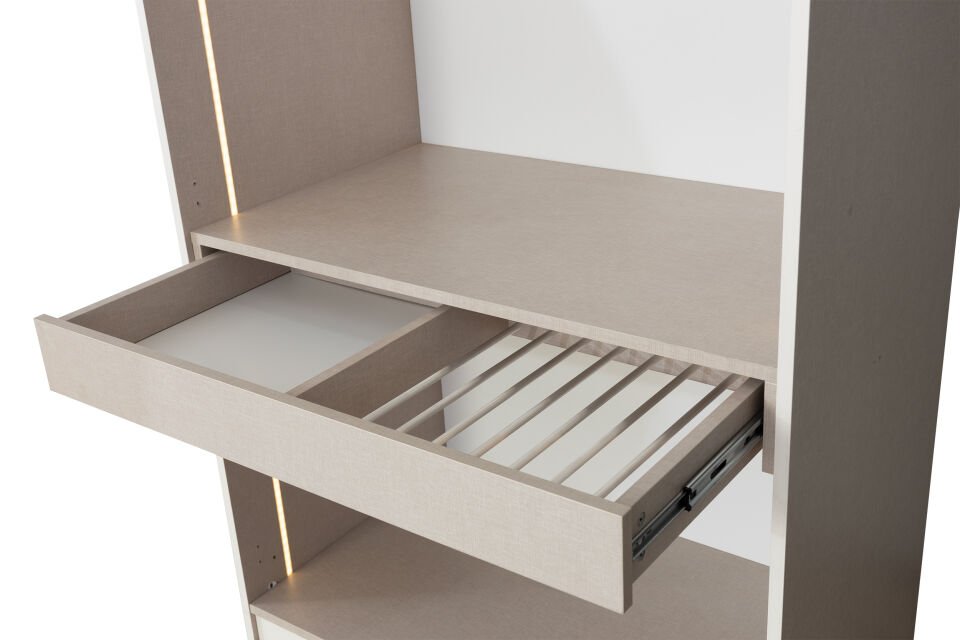 Tarz Mobilya infinity Köşe Giyinme Dolabı