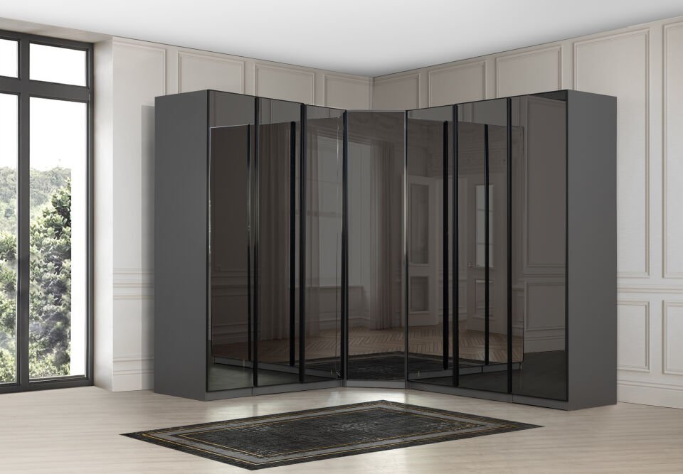 Tarz Mobilya infinitiy Köşe Giyinme Dolabı