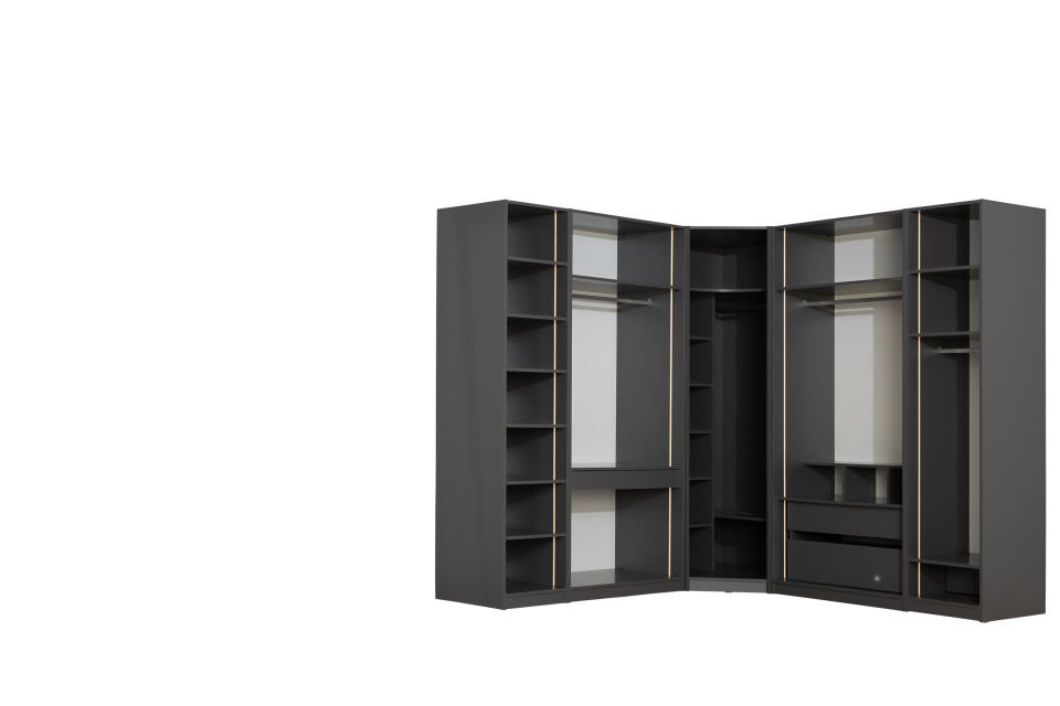 Tarz Mobilya infinitiy Köşe Giyinme Dolabı