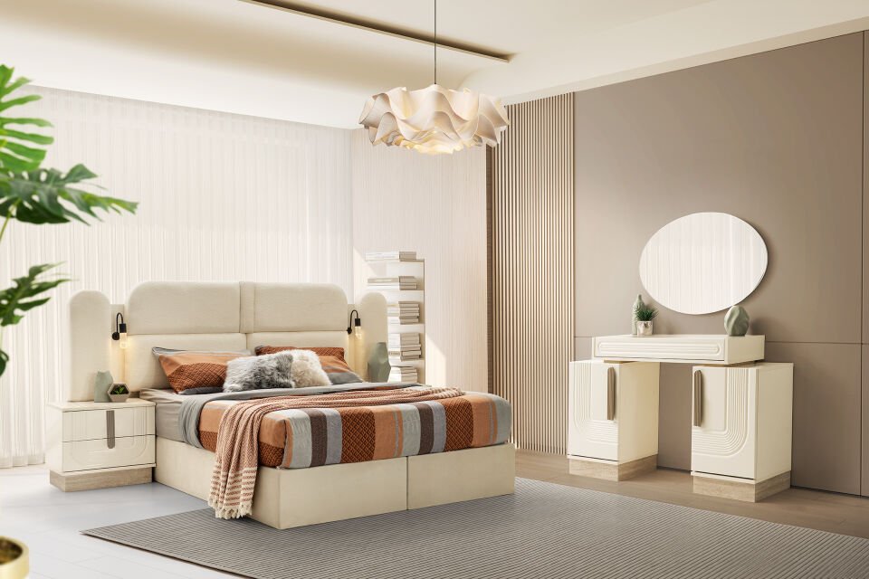 Tarz Mobilya Alaçatı Hesaplı Yatak odası Takımı