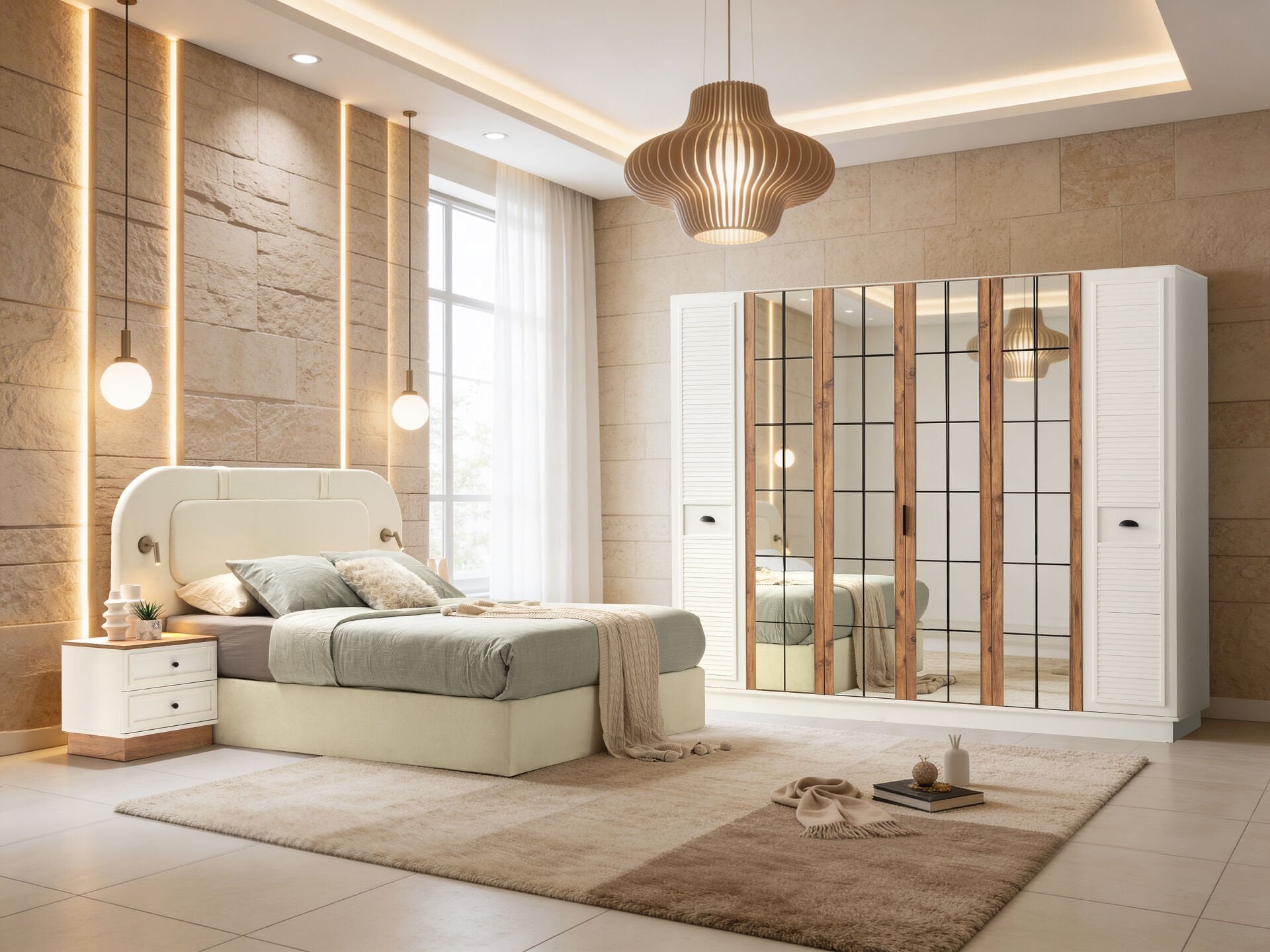 Tarz Mobilya Düzce Hesaplı Yatak Odası Takımı