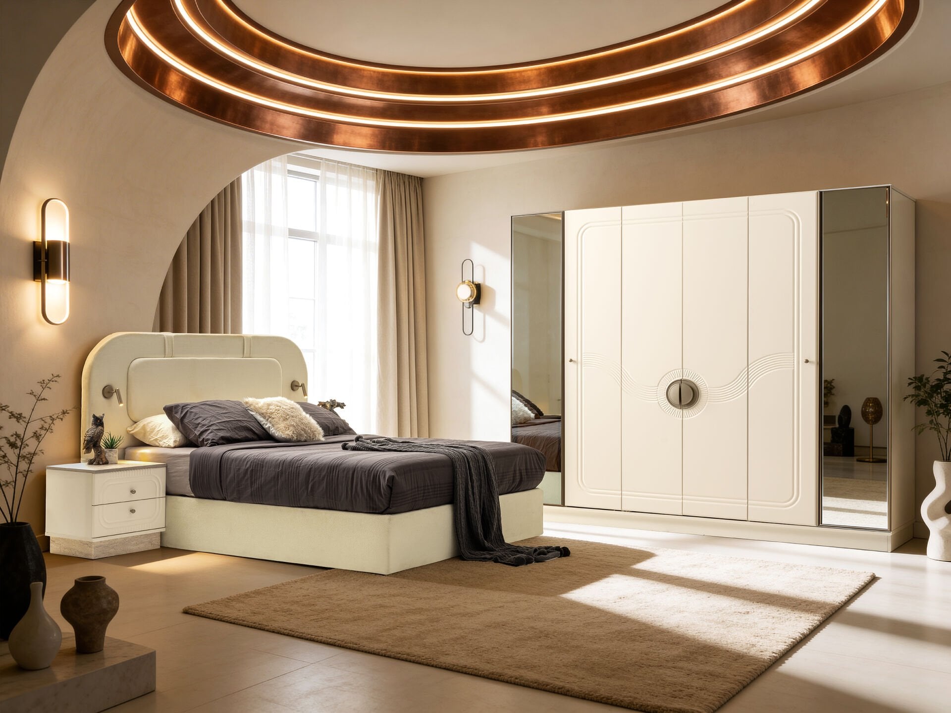 Tarz Mobilya Ereğli Hesaplı Yatak Odası Takımı