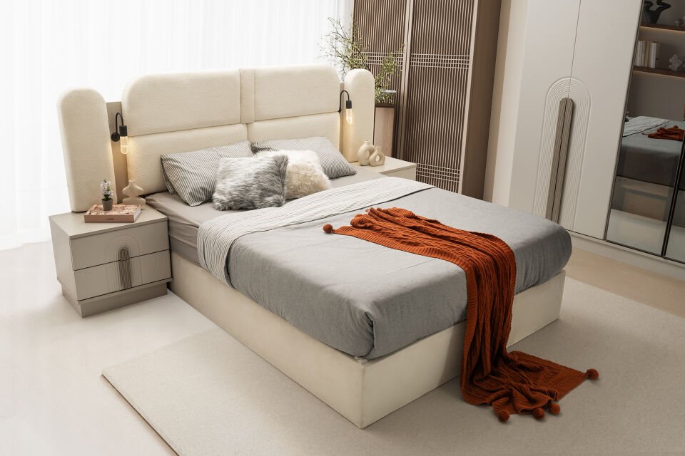 Tarz Mobilya Kaş Hesaplı Yatak Odası Takımı