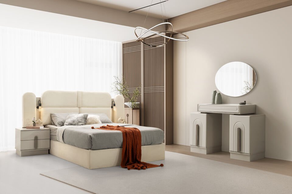 Tarz Mobilya Kaş Hesaplı Yatak Odası Takımı