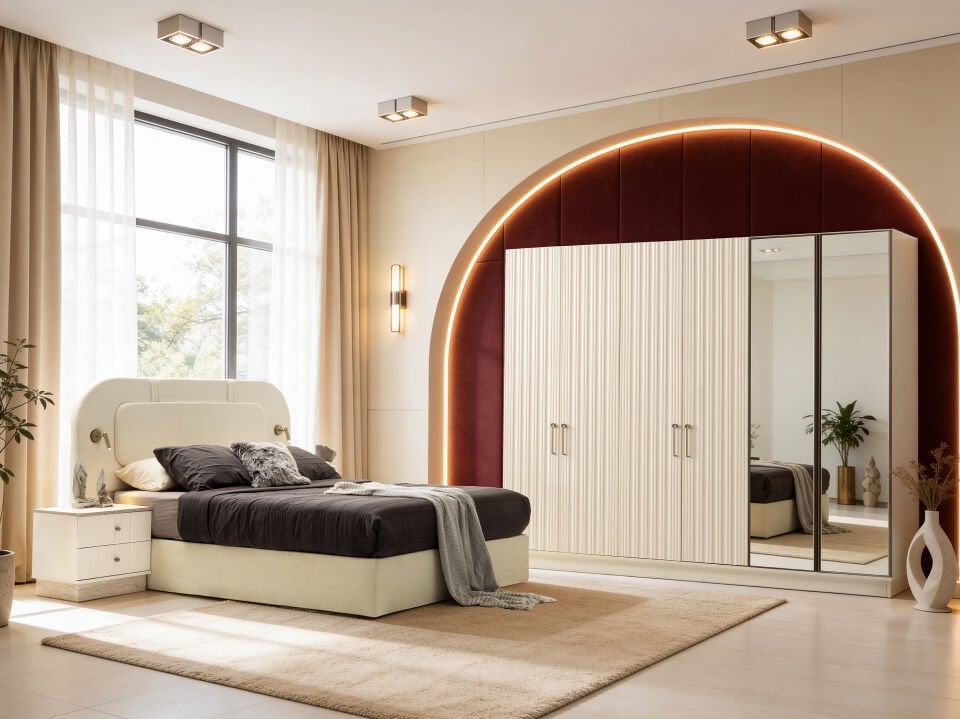 Tarz Mobilya Keşan Hesaplı Yatak Odası Takımı