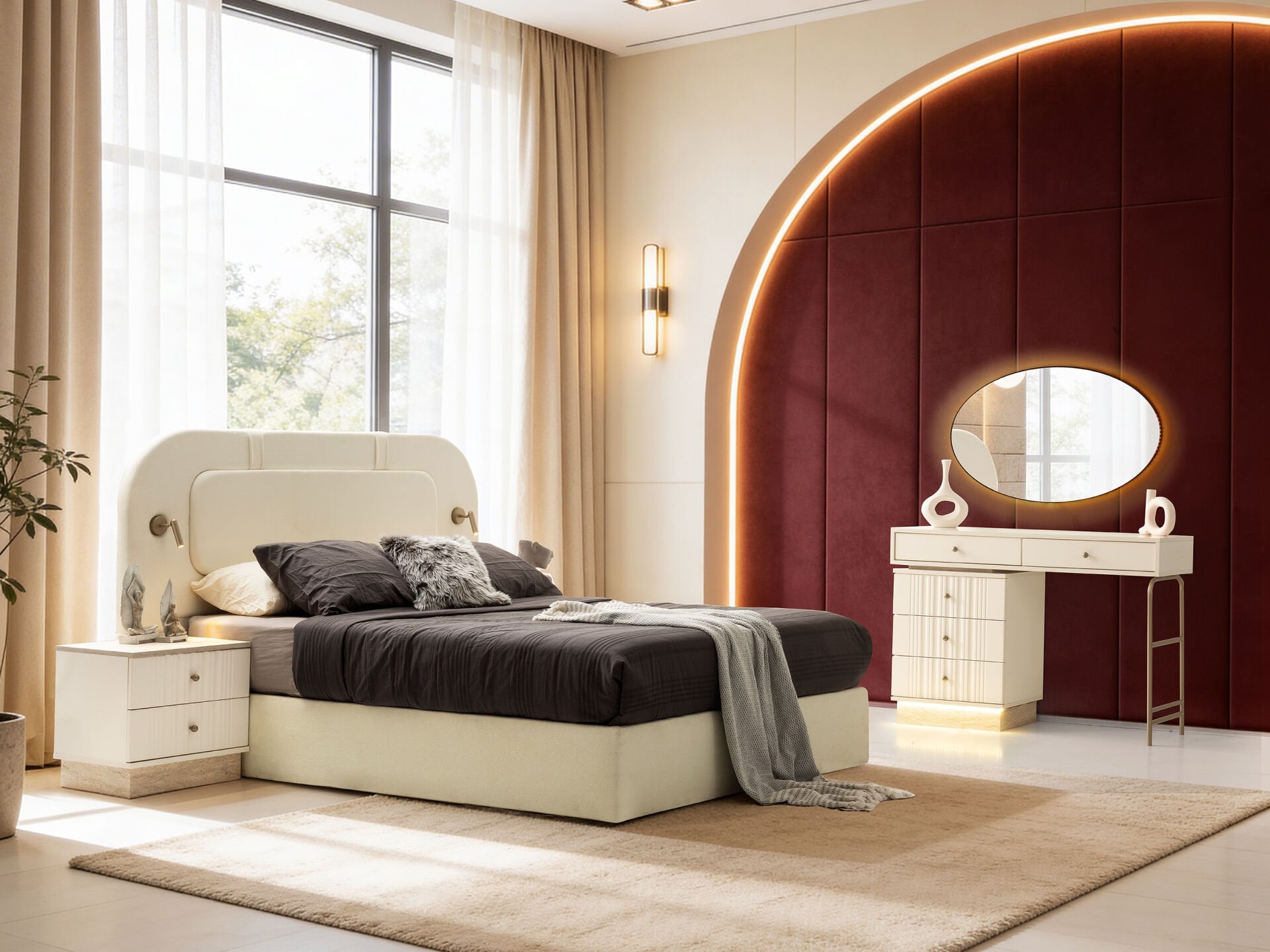 Tarz Mobilya Keşan Hesaplı Yatak Odası Takımı