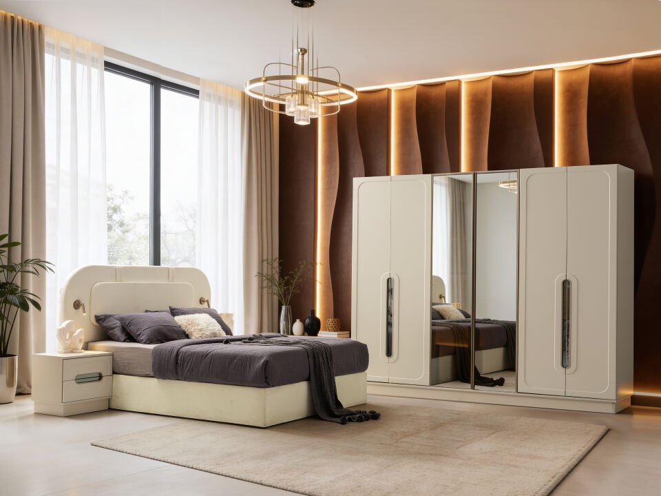 Tarz Mobilya Kozan Hesaplı Yatak Odası Takımı