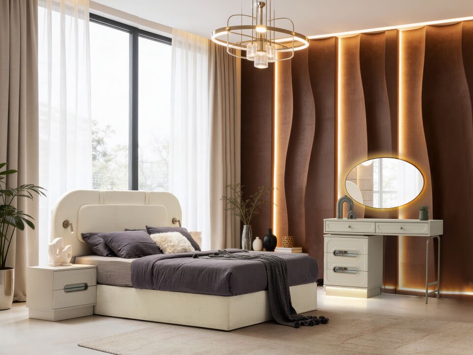 Tarz Mobilya Kozan Hesaplı Yatak Odası Takımı