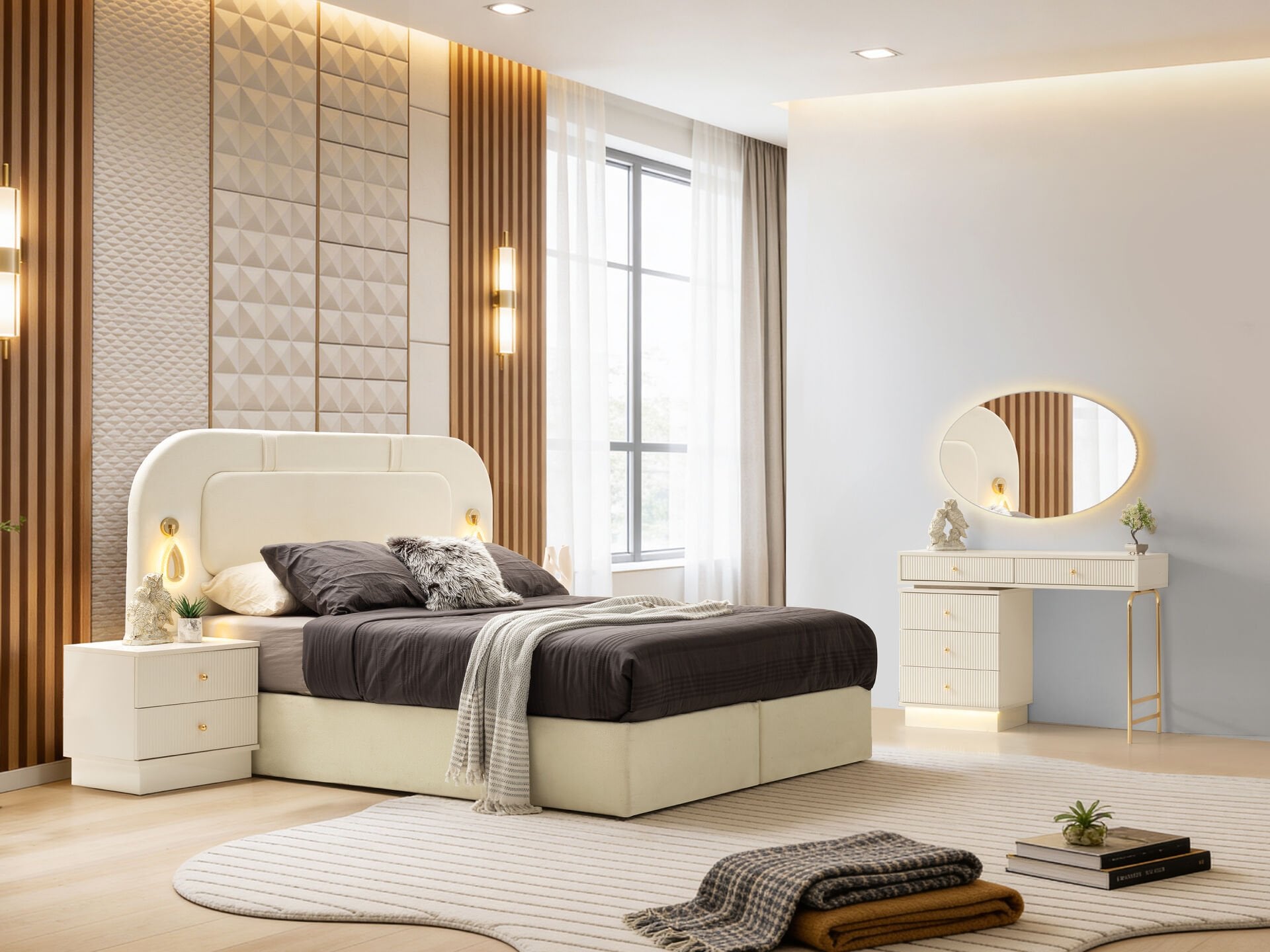 Tarz Mobilya Sincan Hesaplı Yatak Odası Takımı