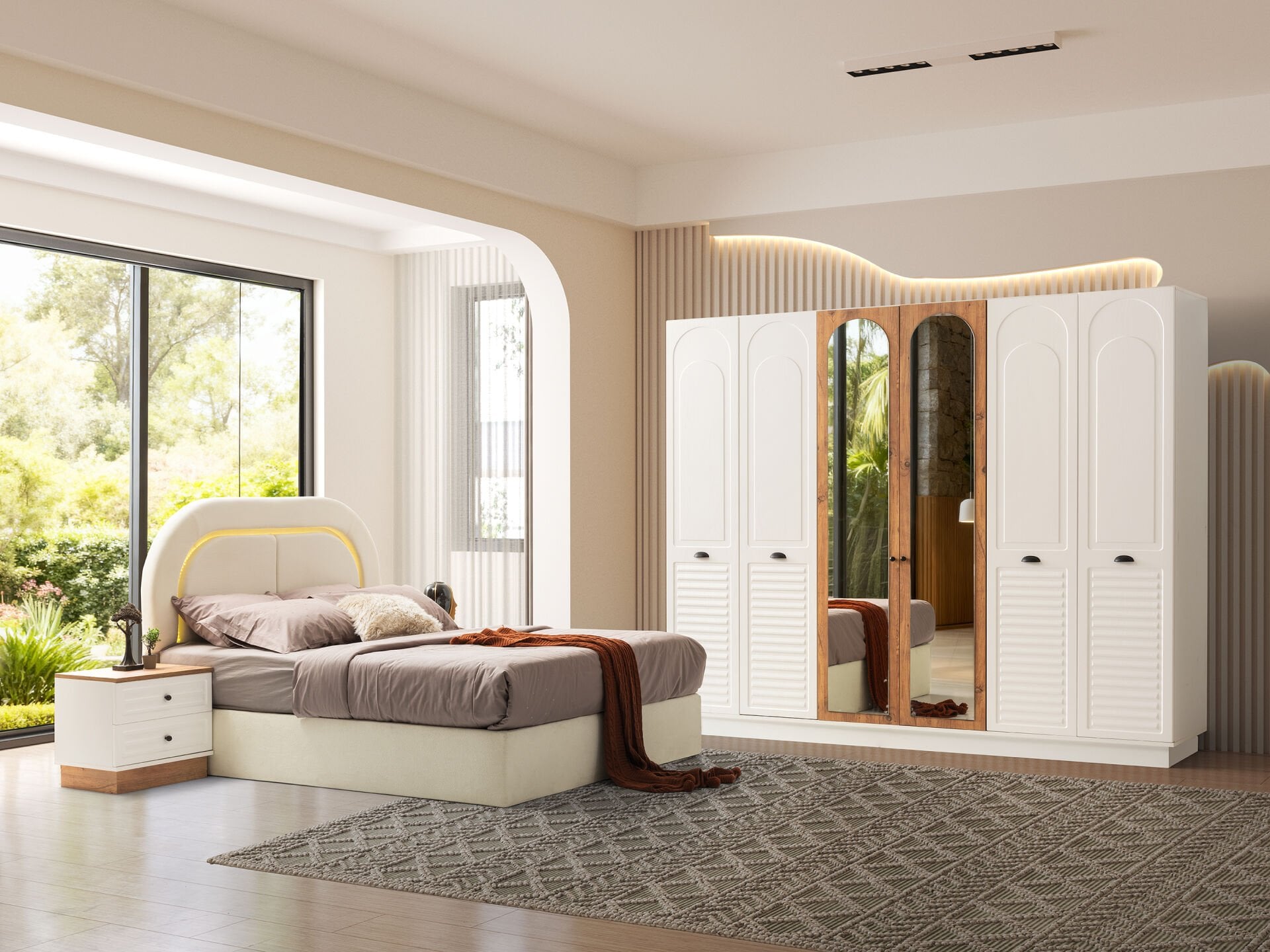 Tarz Mobilya Ağva Hesaplı Yatak Odası Takımı