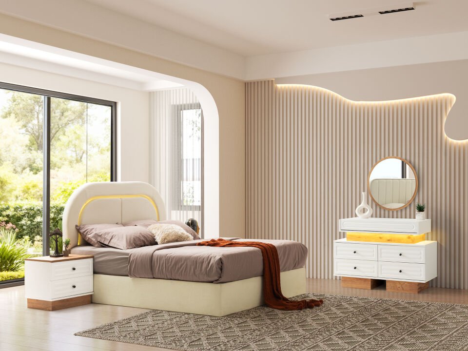 Tarz Mobilya Ağva Hesaplı Yatak Odası Takımı