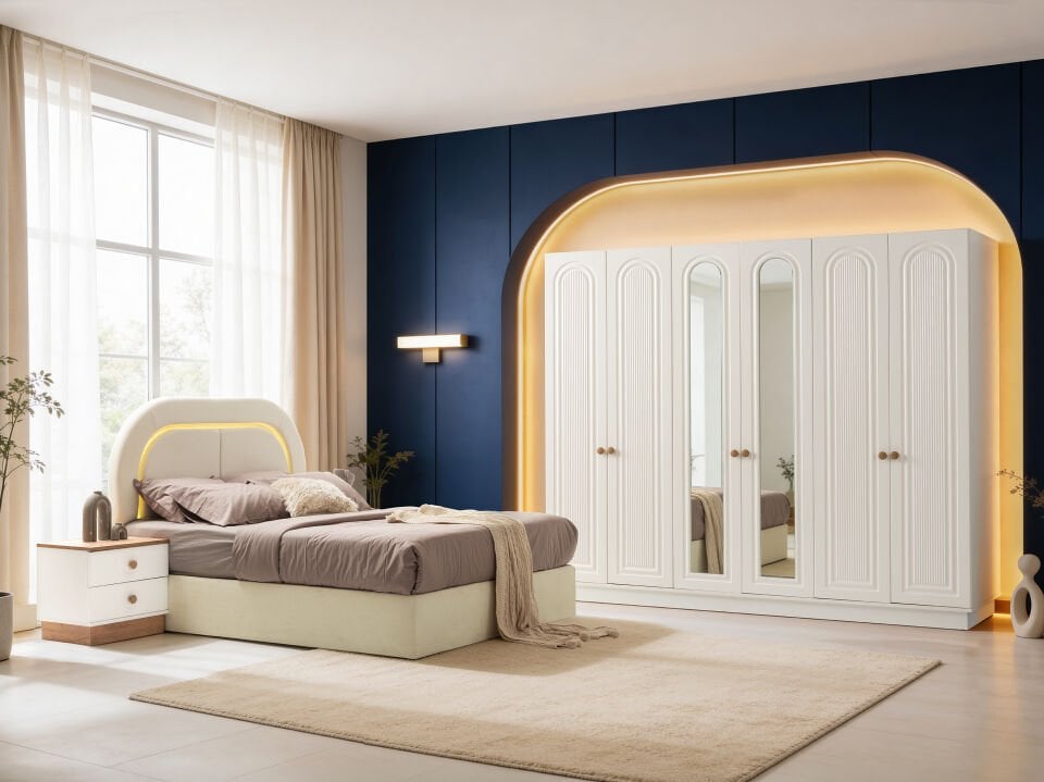 Tarz Mobilya Budva Hesaplı Yatak Odası Takımı