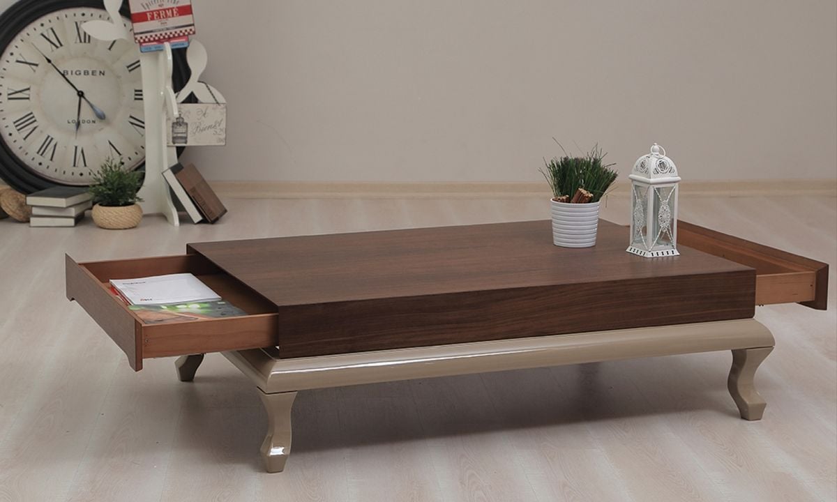 Olivya Orta Sehpa Cappucino