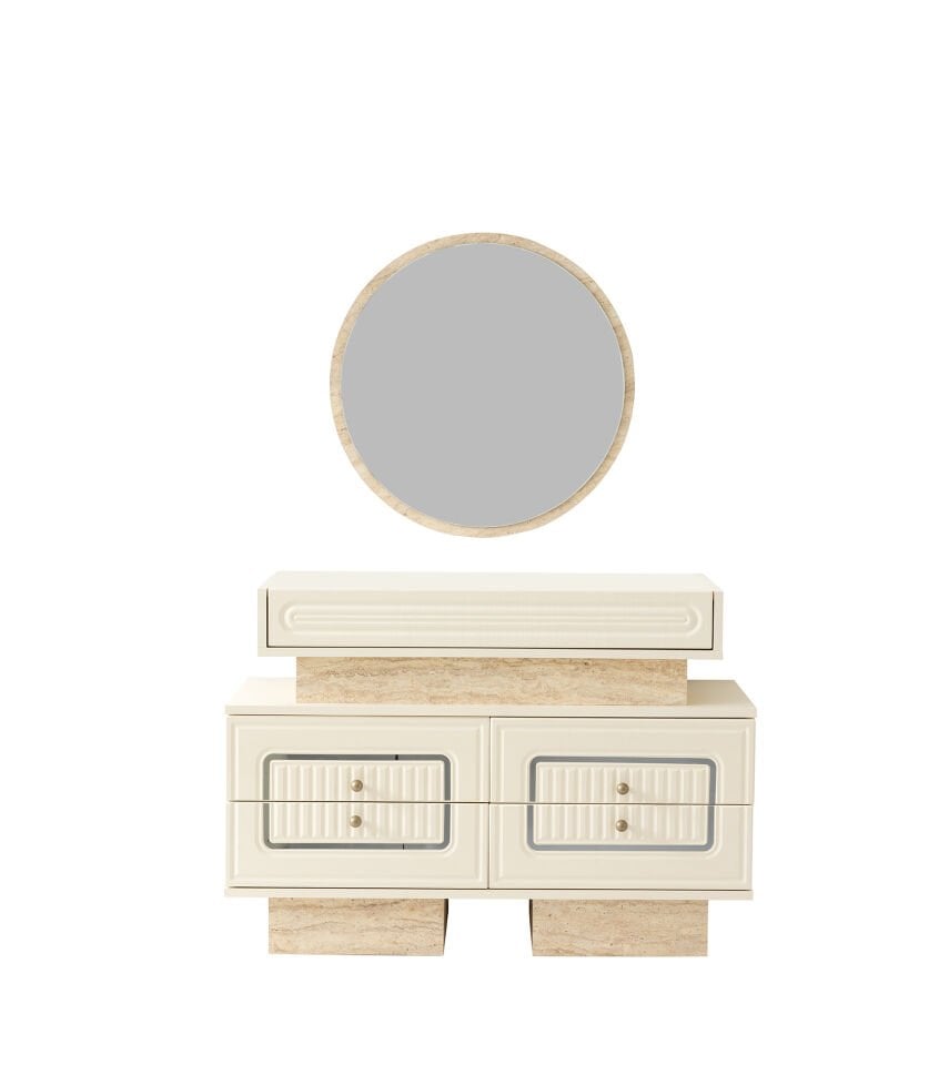 Tarz Mobilya Milano Hesaplı Yatak Odası Takımı Aynalı Gardırop Modern Takım