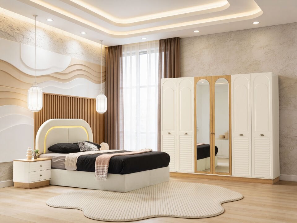 Tarz Mobilya Şile Hesaplı Yatak Odası Takımı