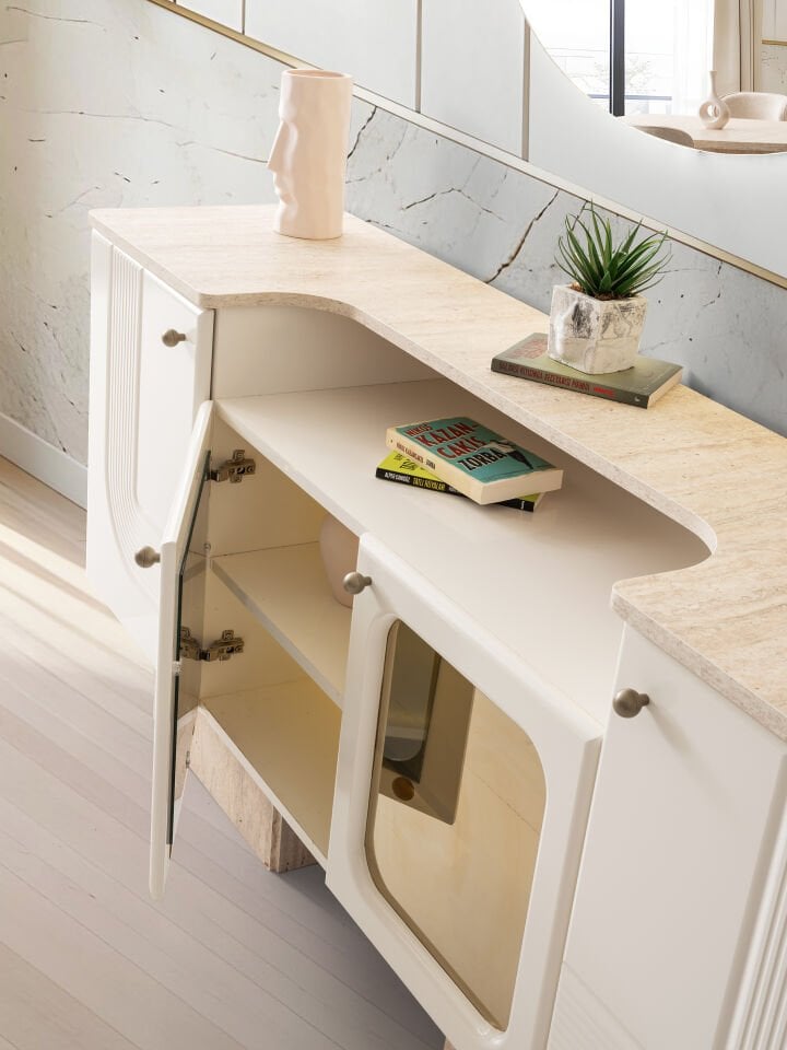 Tarz Mobilya Alaçatı Hesaplı Yemek Odası Takımı