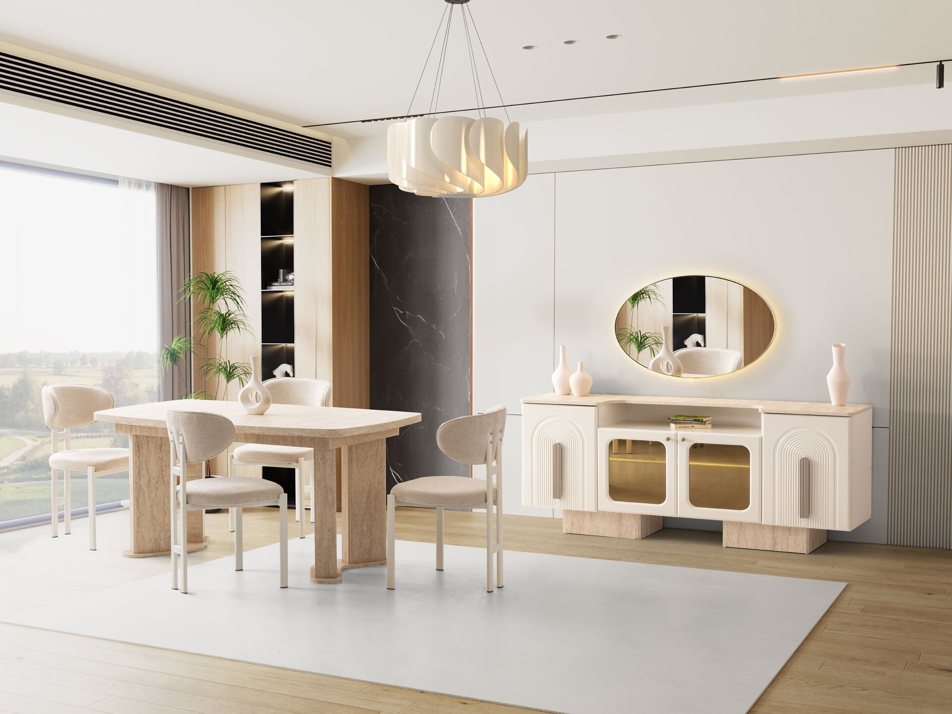 Tarz Mobilya Özen Hesaplı Yemek Odası Takımı