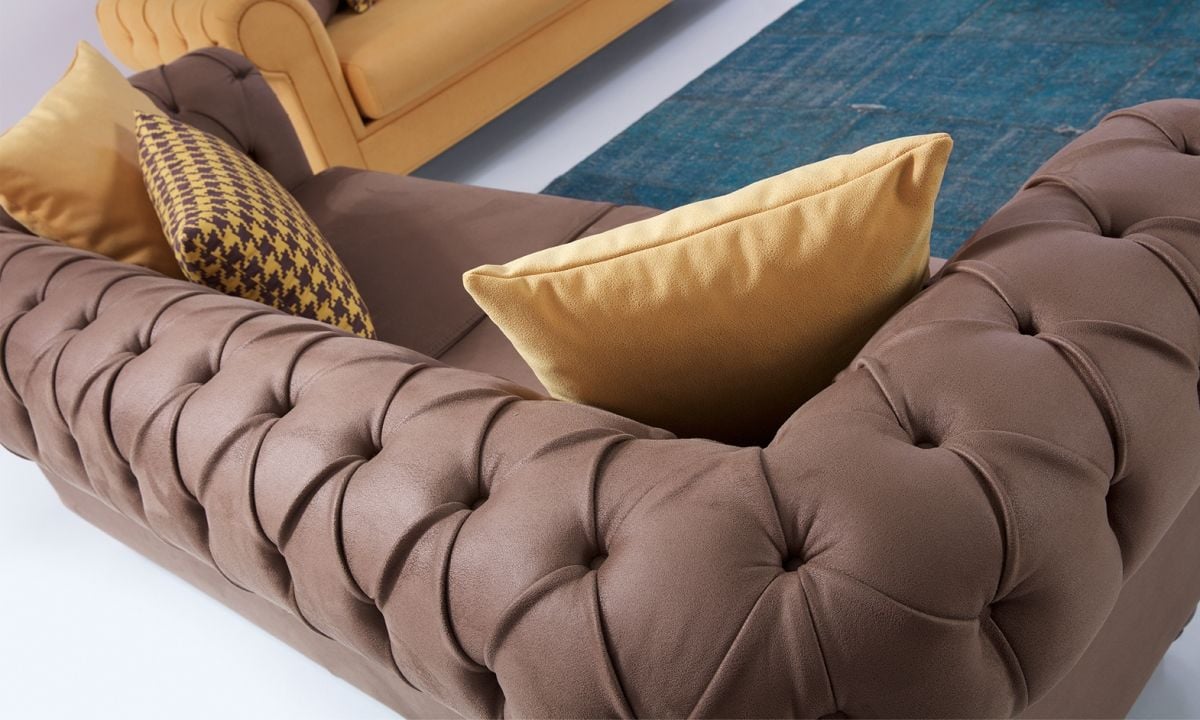 Ornella Chester Salon Takımı Renkli