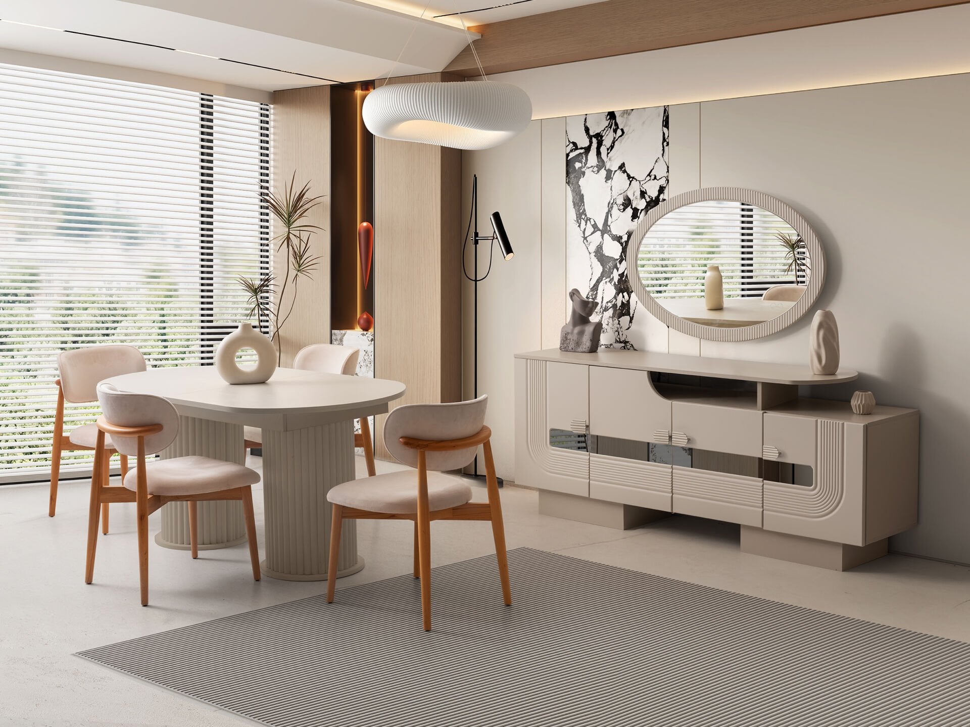 Tarz Mobilya Söke Hesaplı Yemek Odası Takımı