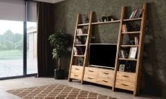 İrina Modern Kitaplıklı Tv Ünitesi