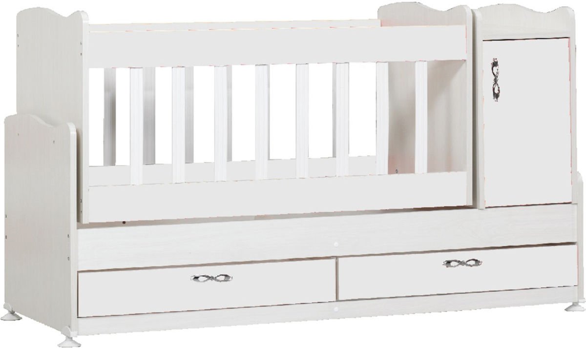 Ayata Plus Uzamalı Beyaz Beşik