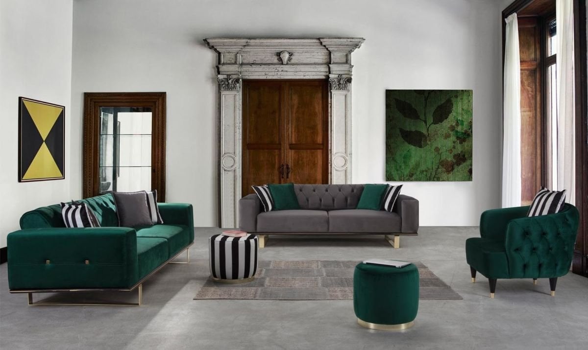 Dejavu Metal Ayaklı Koltuk Takımı