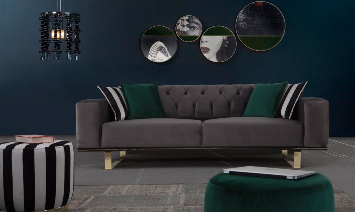 Dejavu Metal Ayaklı Koltuk Takımı