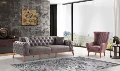 Boyd Modern Koltuk Takımı (Gri)