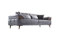 Bulos Modern Koltuk Takımı (Çelik Mavisi)