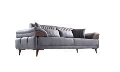 Bulos Modern Koltuk Takımı (Çelik Mavisi)