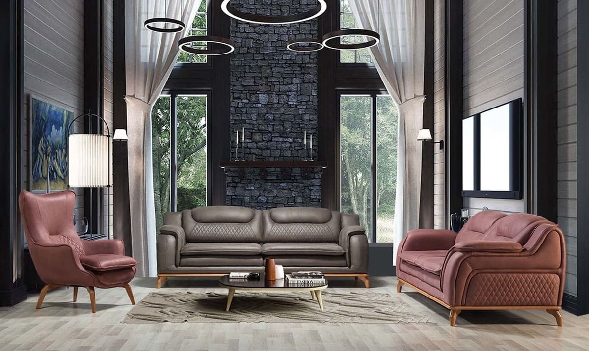 Jolen Modern Koltuk Takımı Çift Renk