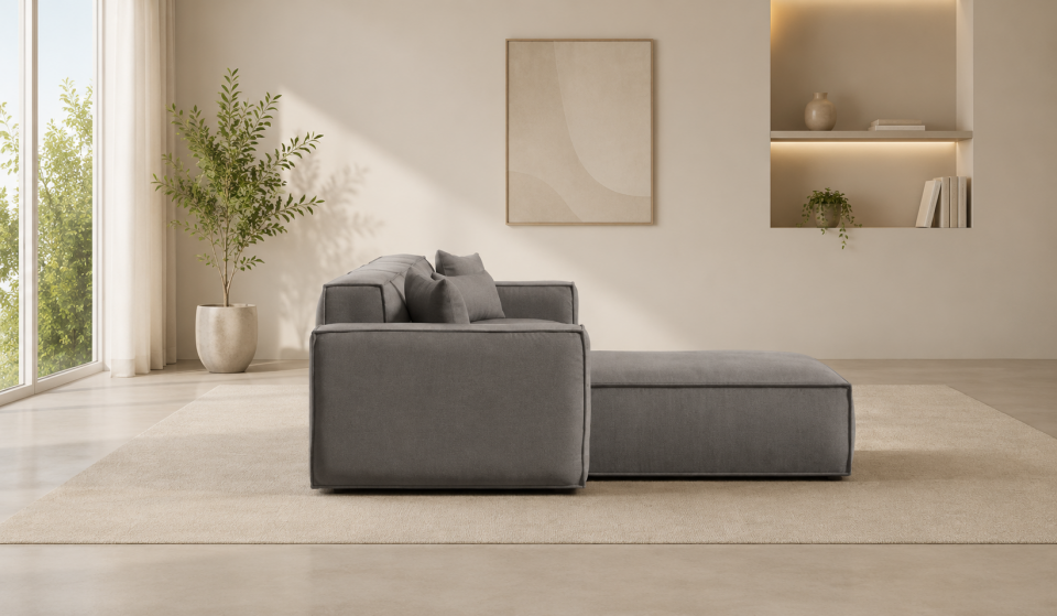 Restful Rahat Modern Köşe Takımı Gri