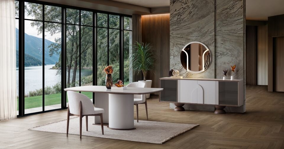 Tarz Mobilya Estella Modern Yemek Odası Takımı