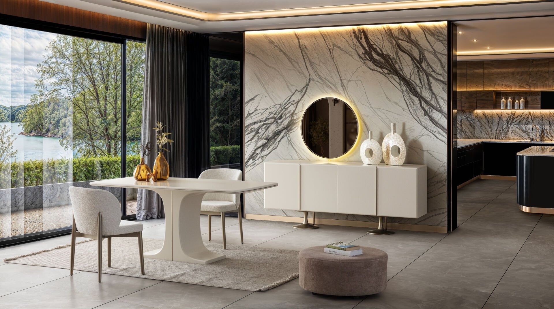 Tarz Mobilya Marcel Modern Yemek Odası Takımı
