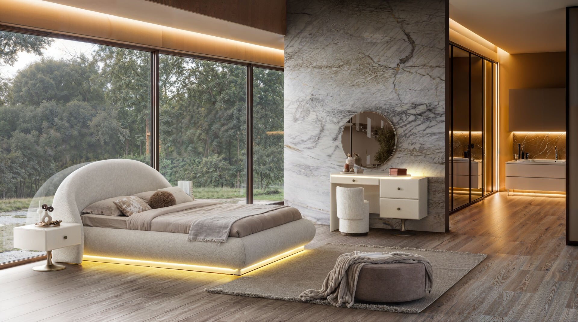 Tarz Mobilya Marcel Modern Yatak Odası Takımı