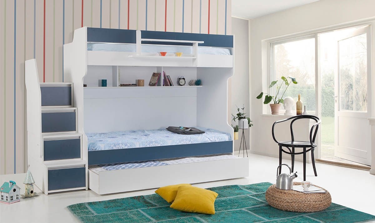 Lil Modern 3&#39;lü Ranza Lacivert