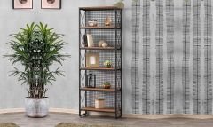 Lotte 5 Raflı Kitaplık Koyu Ceviz