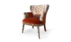 Poli Desenli Berjer Kahve-Krem