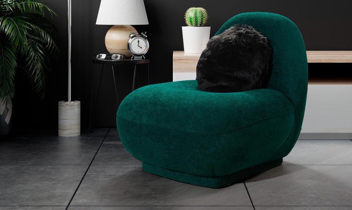 Teddy Berjer Yeşil Bukle Kumaşlı