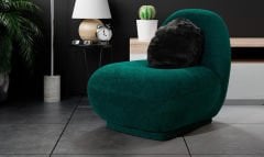 Teddy Berjer Yeşil Bukle Kumaşlı