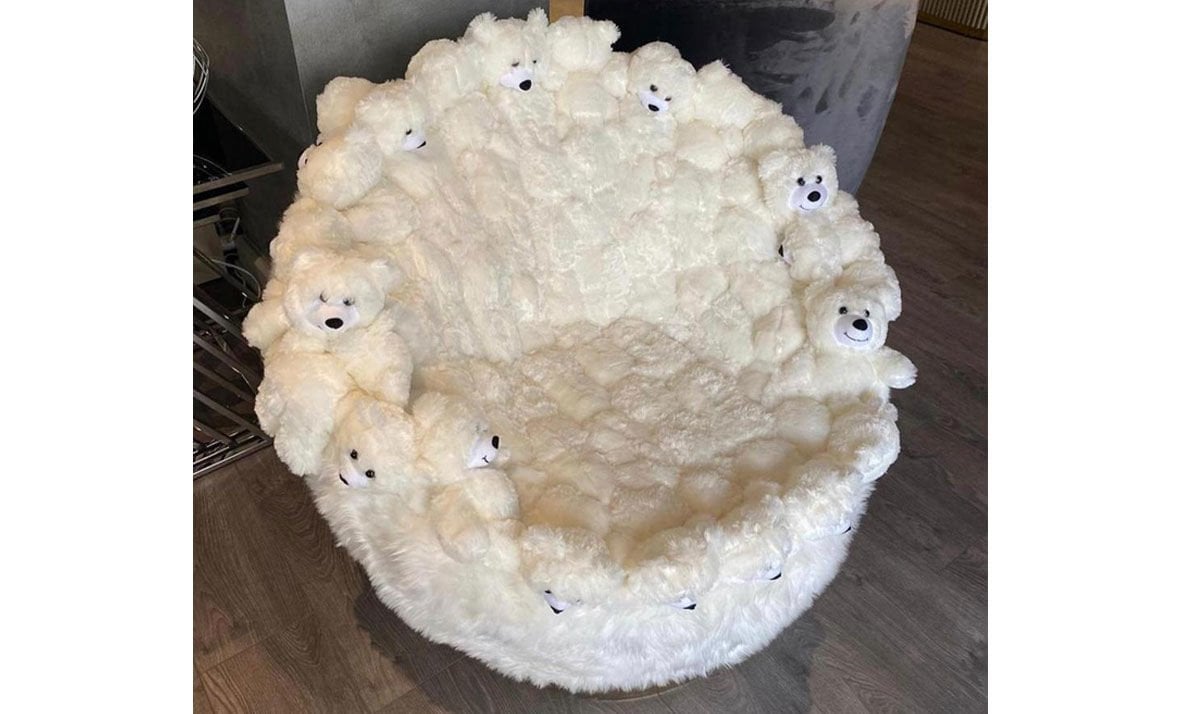 360 Derece Dönebilen Ayıcıklı Berjer