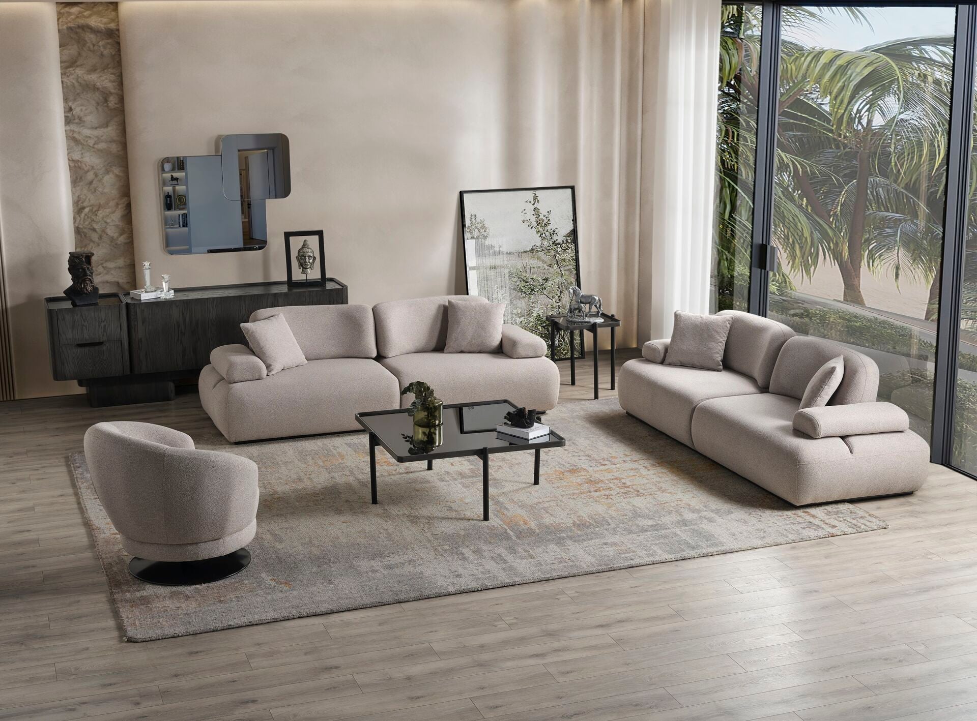 Puffy Modern Koltk Takımı