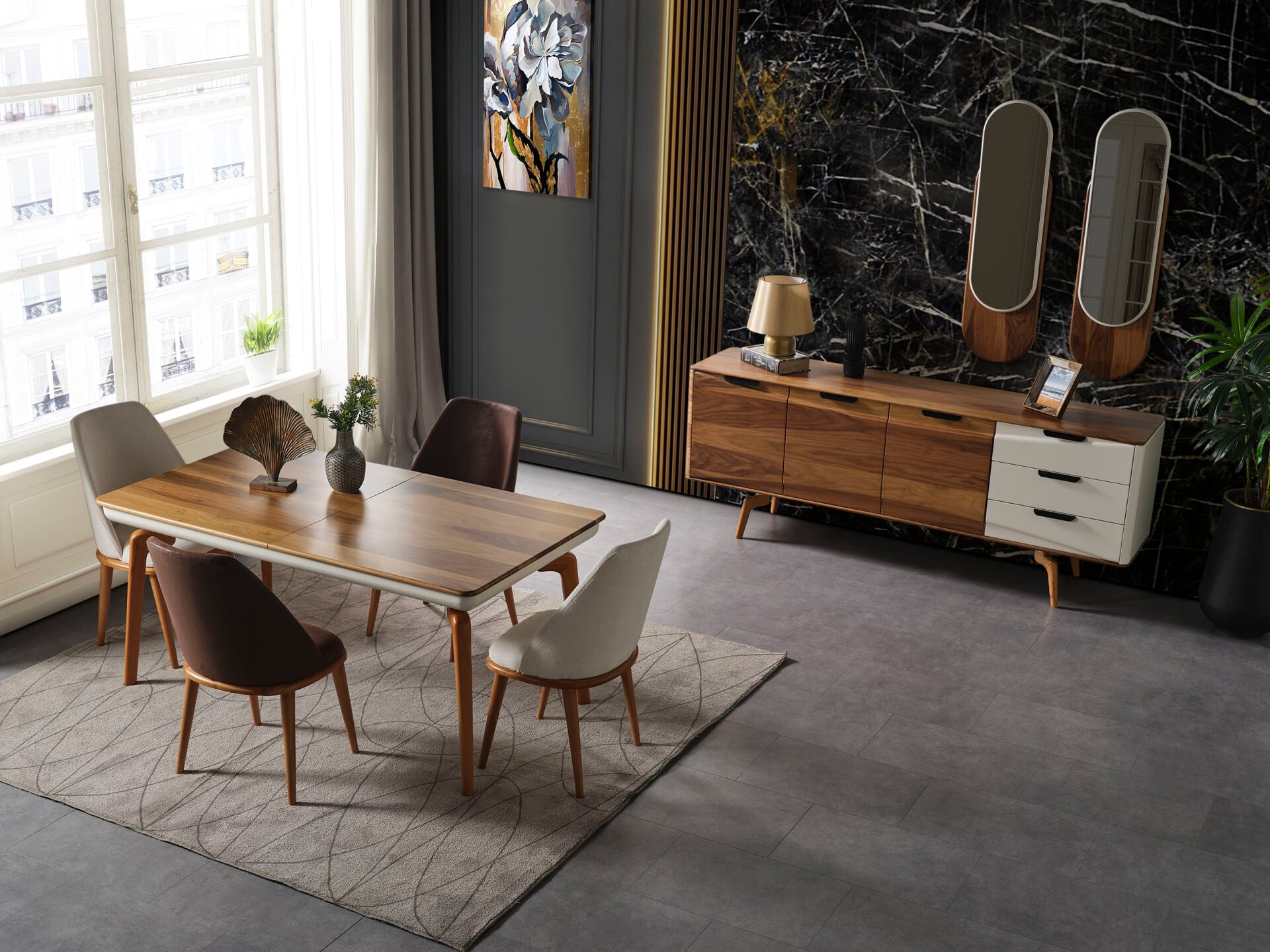 Legno Plus Modern Yemek Odası Takımı