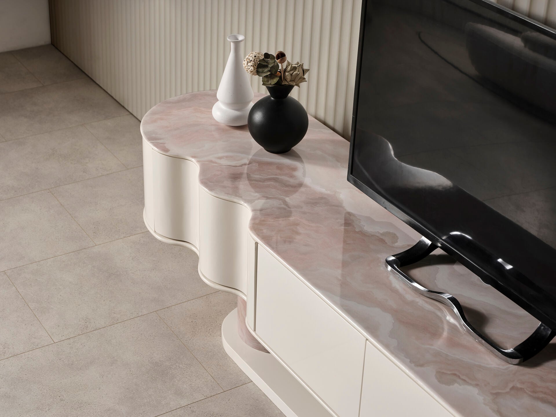 Mocca Modern Tv Ünitesi Beyaz