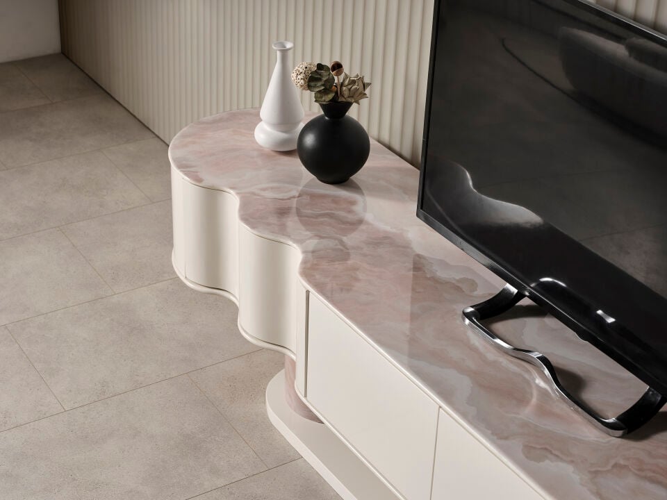Mocca Modern Tv Ünitesi Beyaz