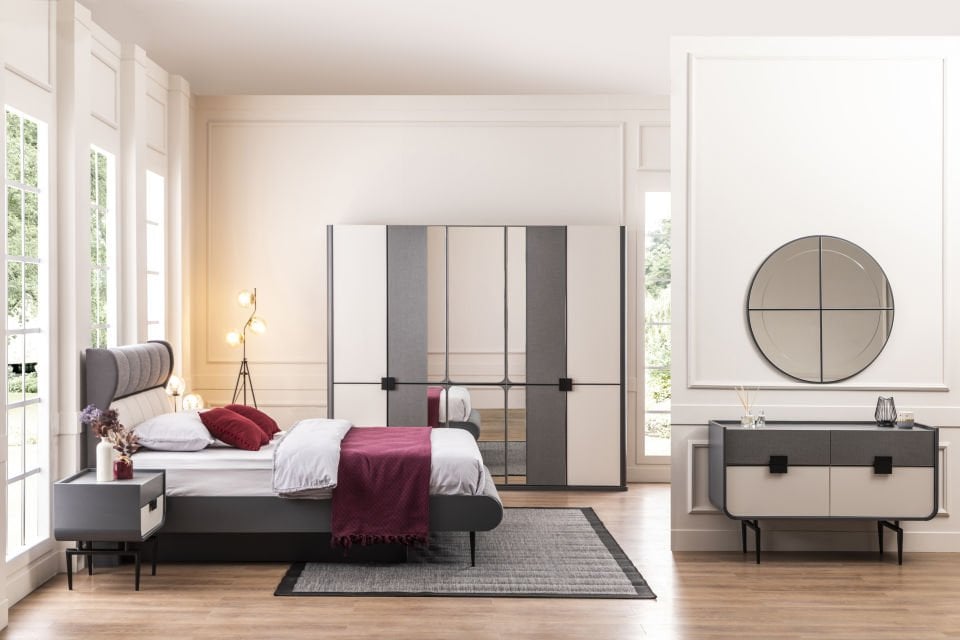 Tarz Mobilya Lilyum Modern Yatak Odası Takımı